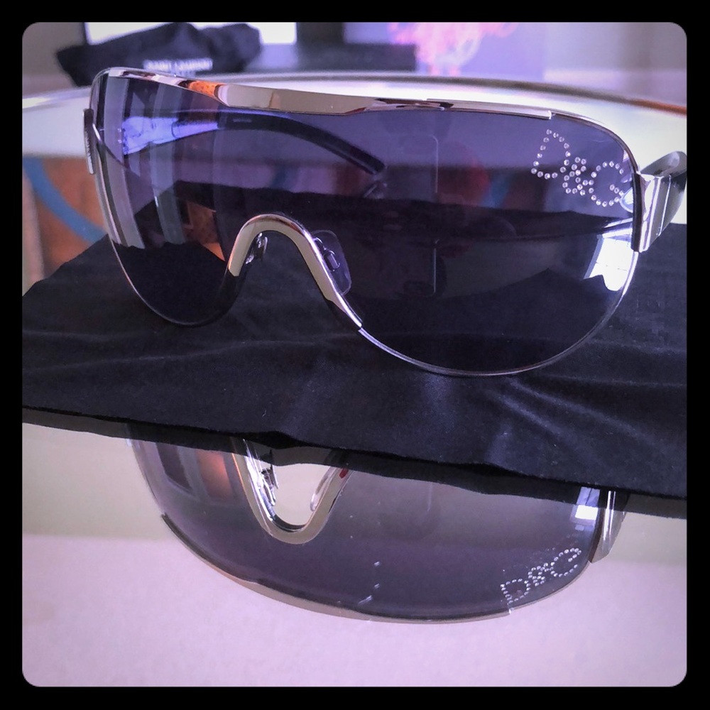 Dolce & Gabbana Sunglasses ! Black w/silver trim!